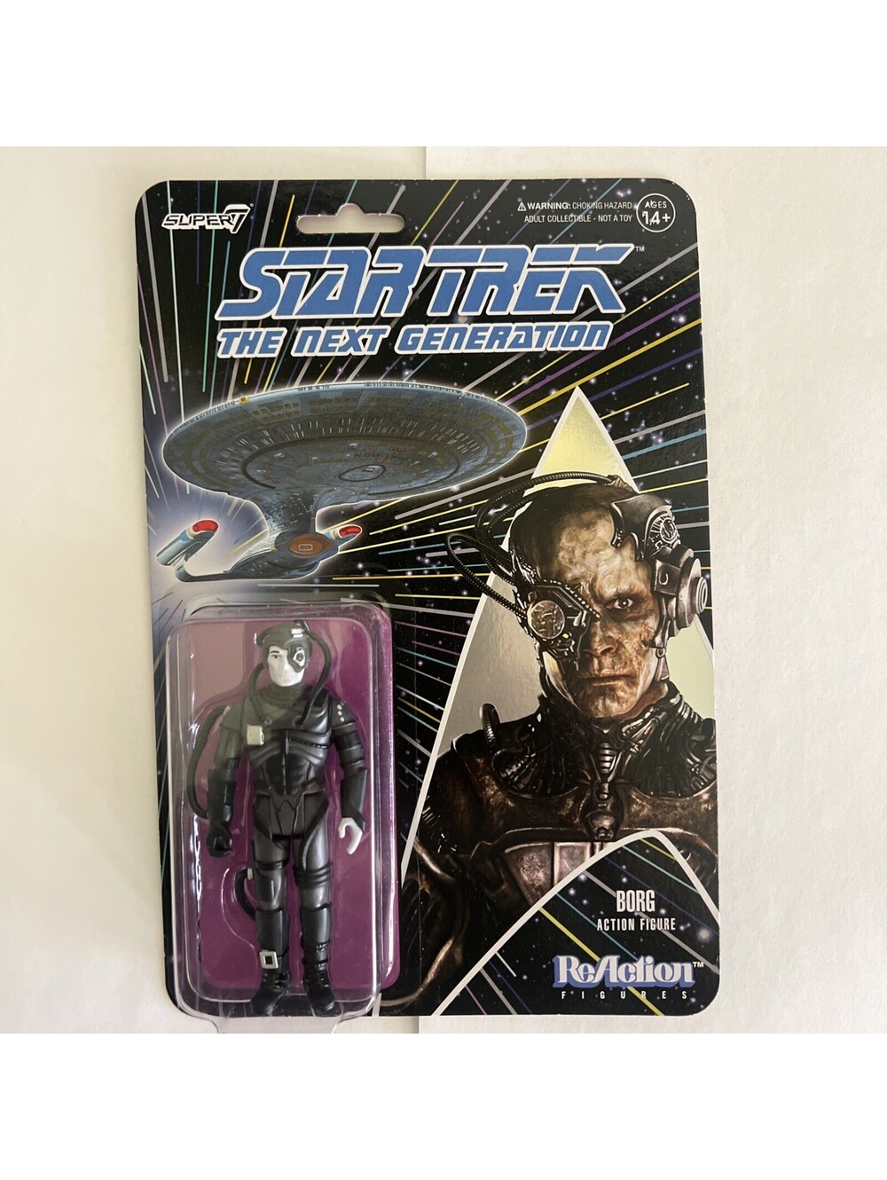 Super7 Star Trek Borg The Next Generation 3.75" Action Figure